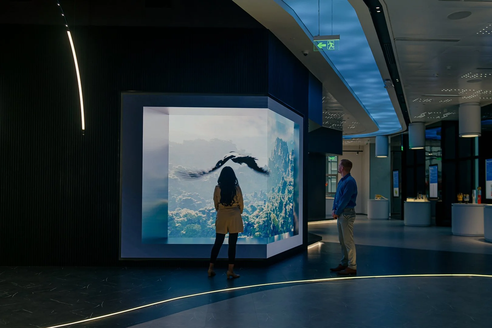 Atmosphere over advertising.